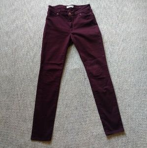 Burgundy H&M Label of Graded Goods pants